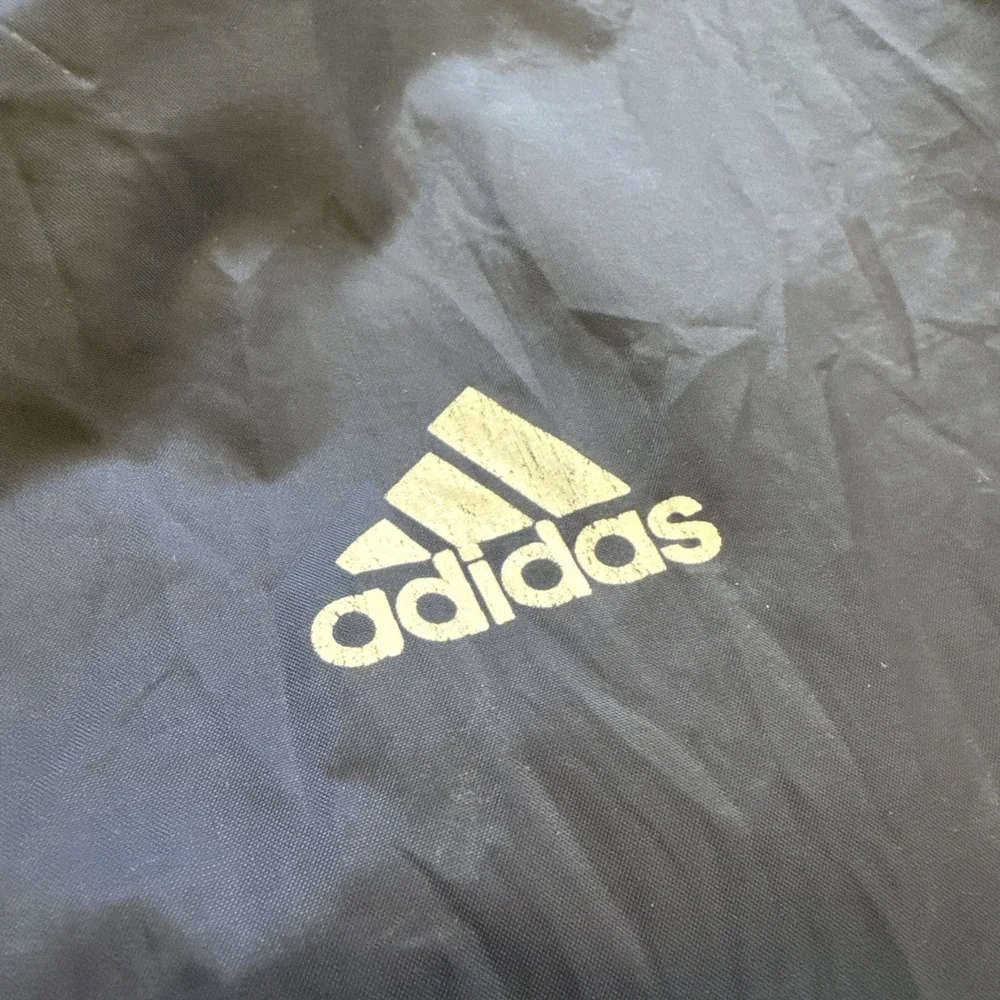 Vintage Adidas‎ Jacket Mens XL Hooded Windbreaker Parka 90s Blue